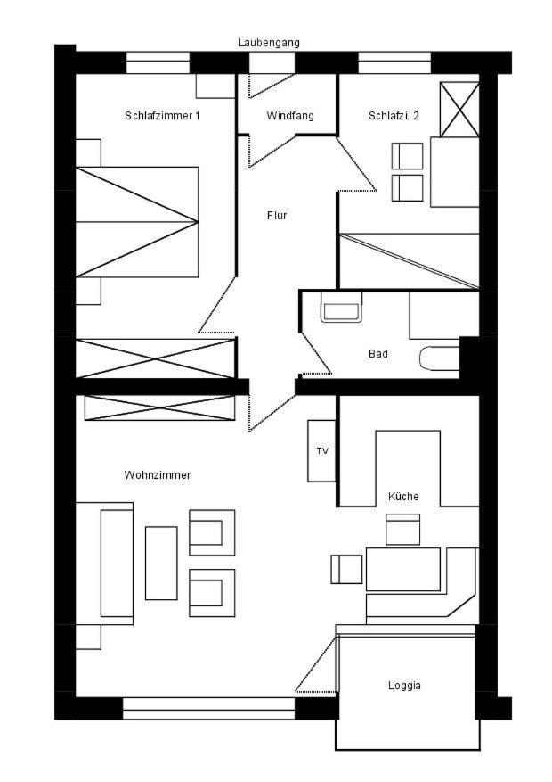 App. Hoelscher 21 Westerland Exterior foto